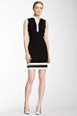 Contrast Trim Sleeveless Dress by Calvin Klein on @HauteLook