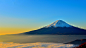 General 1920x1080 landscape Mount Fuji Japan mist sunrise