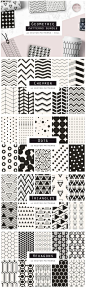 Geometric Patterns Bundle V1 - A great bundle of 40 Geometric Seamless Vector Patterns. These patterns are ...