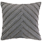 Nanette Lepore Pleat Grey Pillow #zincdoor: 