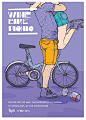Wine Bike Piqniq posters : Event poster