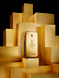 Golden Fragrance : Fragrance shoot with gold boxes.