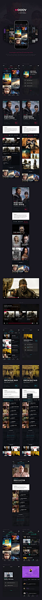 MOOOV - Free Movie iOS App Template by Leser Loïc: 