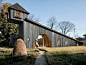 Terunobu Fujimori, tea houses, japan architecture, sustainable building, natural materials, charred cedar wood, mud houses, green roof, ecological design, house on stilts