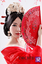 Chinese dress - Hanfu and beautiful hair accessories