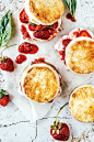 Strawberry Lime Basil Shortcakes via Artful Desperado