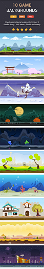 10 Fresh Game Backgrounds - Backgrounds Game Assets