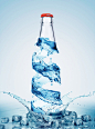 创意水组合矿泉水玻璃瓶高清图片 - 素材中国16素材网