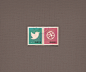 Social Media Postage Stamps - 365psd