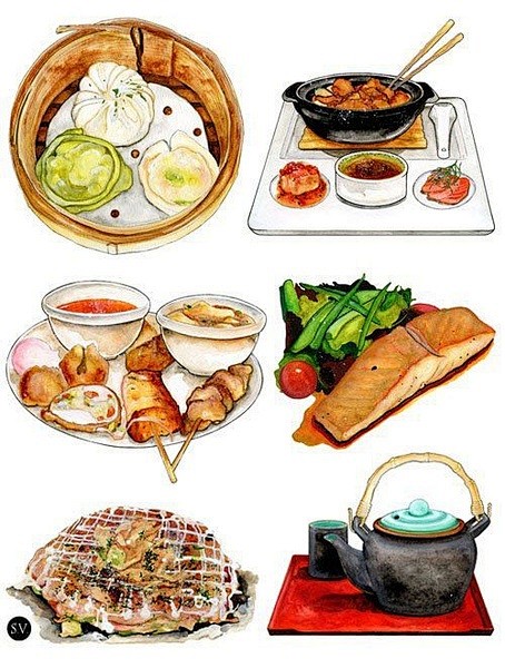 美村煮妇的相册-FOOD illustr...