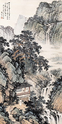 honghui采集到水墨山水绘（国画）