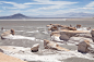 阿根廷阿塔卡马Puna de Atacama的浮石场