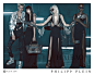 菲利浦·普莱因 (Philipp Plein) 2016春夏系列广告大片模特：拉奇·布鲁·史密斯 (Lucky Blue Smith) 、海莉·鲍德温 (Hailey Baldwin) 、Ajak Deng、Pyper America Smith摄影师：Steven Klein