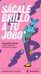 JOBO : Campaign for the JOBO, a cultural pass that grants free entrance for people between 16 and 25 years old to all the Madrid’s council cultural centers
