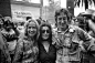 Jeanne Moreau, John Lennon and Yoko Ono