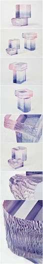 saerom yoon创意“水晶”桌 流光溢彩惹人爱

来自于韩国的设计师saerom yoon希望能够纯粹用颜色来塑造产品的形状，打造了一套名为“水晶系列”的独特小桌。这套产品是由透明的丙烯酸树脂染色制作而成，最大程度地展现了产品的颜色，而非材料特性。婚纱设计 婚纱摄影 拍摄 婚礼主持 婚礼场景 婚纱