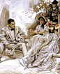 摩登男女&The Arrow的缔造者 | 上世纪美国著名插画师J.C. Leyendecker_Evening : 星期六晚邮报Saturday Evening Post 和箭牌男装The Arrow都是J.C. Leyendecker塑造出的经典作品，这位勤奋而高产的画家不仅影响着插画界，还对广告行业有着巨大的触动…