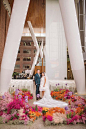 A Modern, Colourful Floral-Filled Wedding in Downtown Toronto | Weddingbells