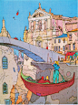 来自法国的幻想漫画家墨比斯Moebius的漫画作品 （第三弹）《1986 Art of moebius book high quality》部分插图 绘画人