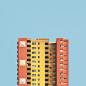 Stacked : ”Stacked” is an approach to the large post-war housing estates in Berlin, often built in form of tower blocks in a fairly identical fashion, however when looking closer you find a lot of variation.These buildings initially provided modern and af