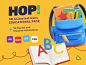 HOP! 3D Education Animated Pack - Illustrations : The HOP! Animated pack brings you 16 new items to learn and play with, the best of both worlds.
As engaging and bouncy as the previous edition, now with even more colors to brighten up our learning process
