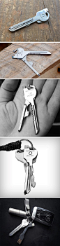 The Utili-Key by Swiss+Tech is a 6-in-1 utility tool 
多功能工具