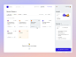 Online classes – Dashboard design clean illustrative ux ui web minimal