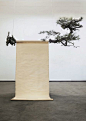 Guo Gong - Pine, 2014  http://en.cafa.com.cn/group-exhibition-of-confronting-anitya-oriental-experience-in-contemporary-art-on-view-at-yuan-art-museum.html