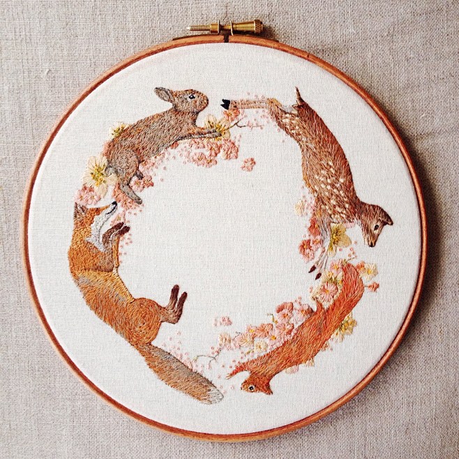 Wildlife Embroidery