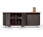 Penelope Cupboard - Sideboards by Alberta Pacific Furniture | Architonic : The high tailoring details distinguish the series of Penelope units. Drawer units and cupboards made with high fashion details, matching the best leather..