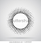 Halftone dotted background. Halftone effect vector pattern. Circle dots isolated on the white background.