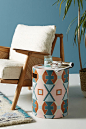 Slide View: 1: Atlas Ceramic Indoor/Outdoor Side Table