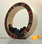 书海漫步书架：Circular Walking Bookshelf