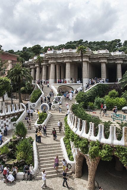 Gaudi steps in Park ...