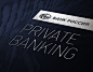 Private banking : Corporate identity development for the Bank. The project was developed in branding аgency Brandson: http://www.brendson.com