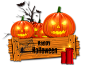 Halloween万圣节南瓜灯海报素材PSD源文件分享_PNG：