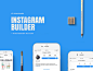 Presentation : Easy Instagram Builder it's a Mobile Template for Instagram for design and creating Instagram posts. Add and edit your images for viewing before of Instagram posting in one click. Special for easy work included Special Photoshop Action in t