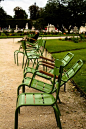 Upright and lounge chairs in the Tuileries Garden, Paris. Visit the slowottawa.ca street furniture board  http://www.pinterest.com/slowottawa/street-furniture/
