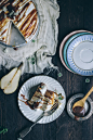 Brown Butter Pear Cake with Rum Caramel via Artful Desperado