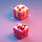 zhangyu__Red_gift_box_icon_UI_clay_material_Pixar_style_super_d_8dff5838-407b-47d0-be7a-dcc891ea3c97