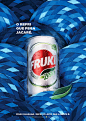 炫丽的Fruki饮料海报创意设计