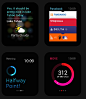 苹果手表ui界面设计Apple Watch GUI #UI#