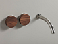3 hole wall-mounted washbasin tap GIO 11 WOOD By Ceadesign design Natalino Malasorti : Download the catalogue and request prices of Gio 11 wood By ceadesign, 3 hole wall-mounted washbasin tap design Natalino Malasorti, giotto Collection