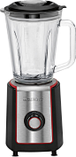 Amazon.de: Clatronic UM 3561 Universalmixer, schwarz / rot / inox