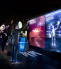 When people stands in front of the screen, 'scan your body' appears and they will be 'scanned' onto the display screen. People are able to learn about the microorganisms of human body in a playful way. http://www.kossmanndejong.nl/en/