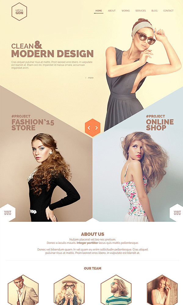 24个时尚又免费的网页设计模版下载