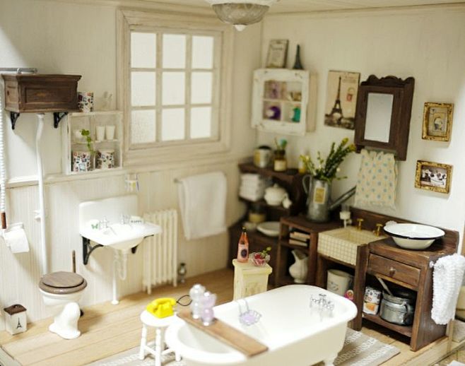 Miniature Bathroom -...