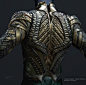 Justice League - Aquaman Armor, Ian Joyner : Aquaman armor for Justice League. I worked very closely with costume designer Michael Wilkinson to help bring his vision for Mera and Aquaman to life(along with many others). Constantine Sekeris did some excell