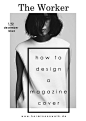 MAGAZINE COVER minimal design with a cool font: 