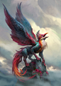 Griffin, Yefim Kligerman : Wanted to redesign the mythological griffin, thanks for looking!
